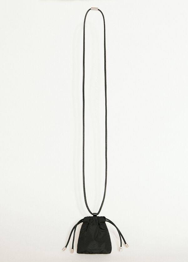 Saint Laurent Paris Mini Airpod Holder Pouch Black sla0154073